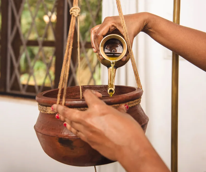 Shirodhara at Minute Wonder Ayurveda, San Ramon, detail 3