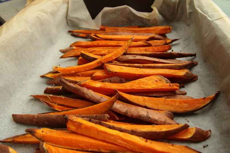 Cumin-Roasted Sweet Potatoes and Yam Recipe